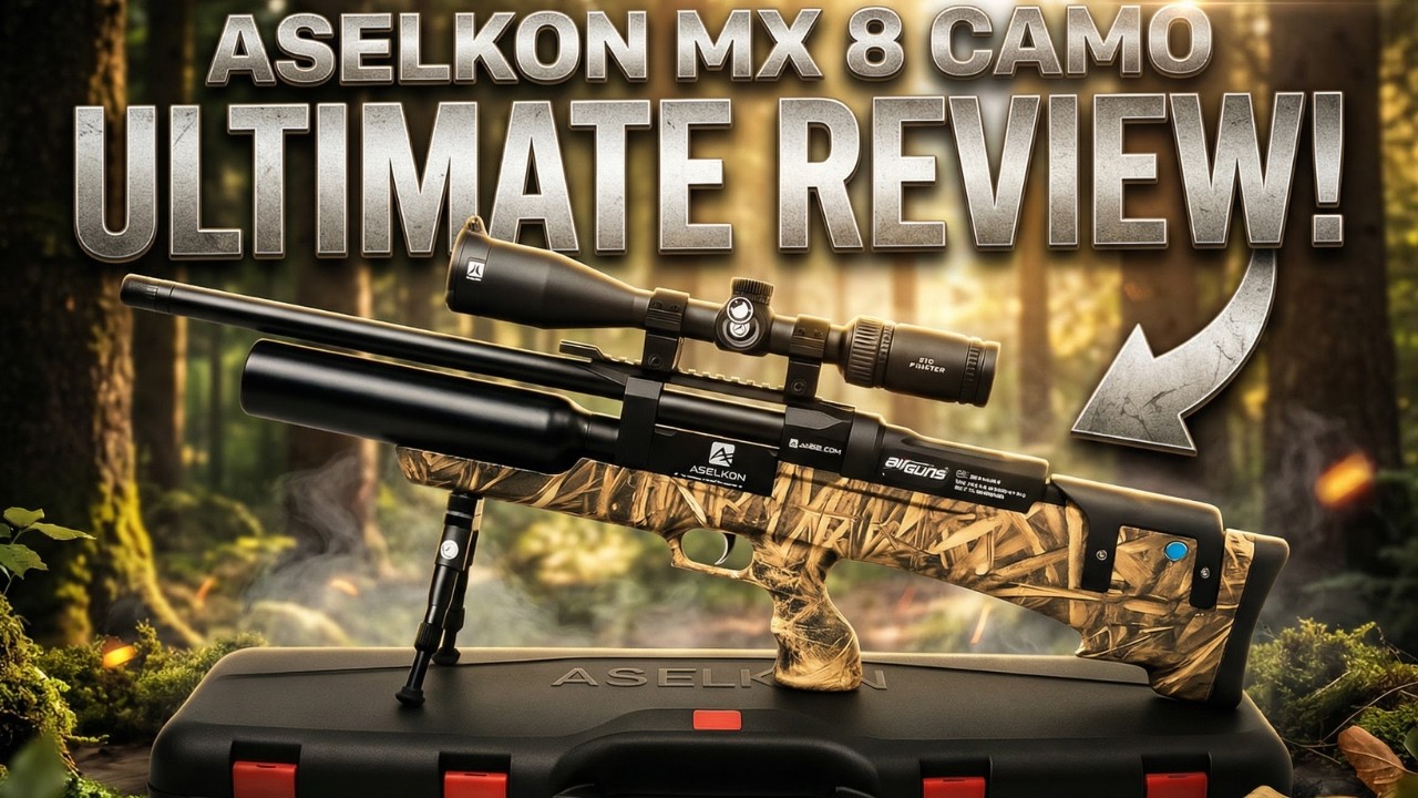 Aselkon MX8 PCP Airgun | Honest Review with Firing Test!