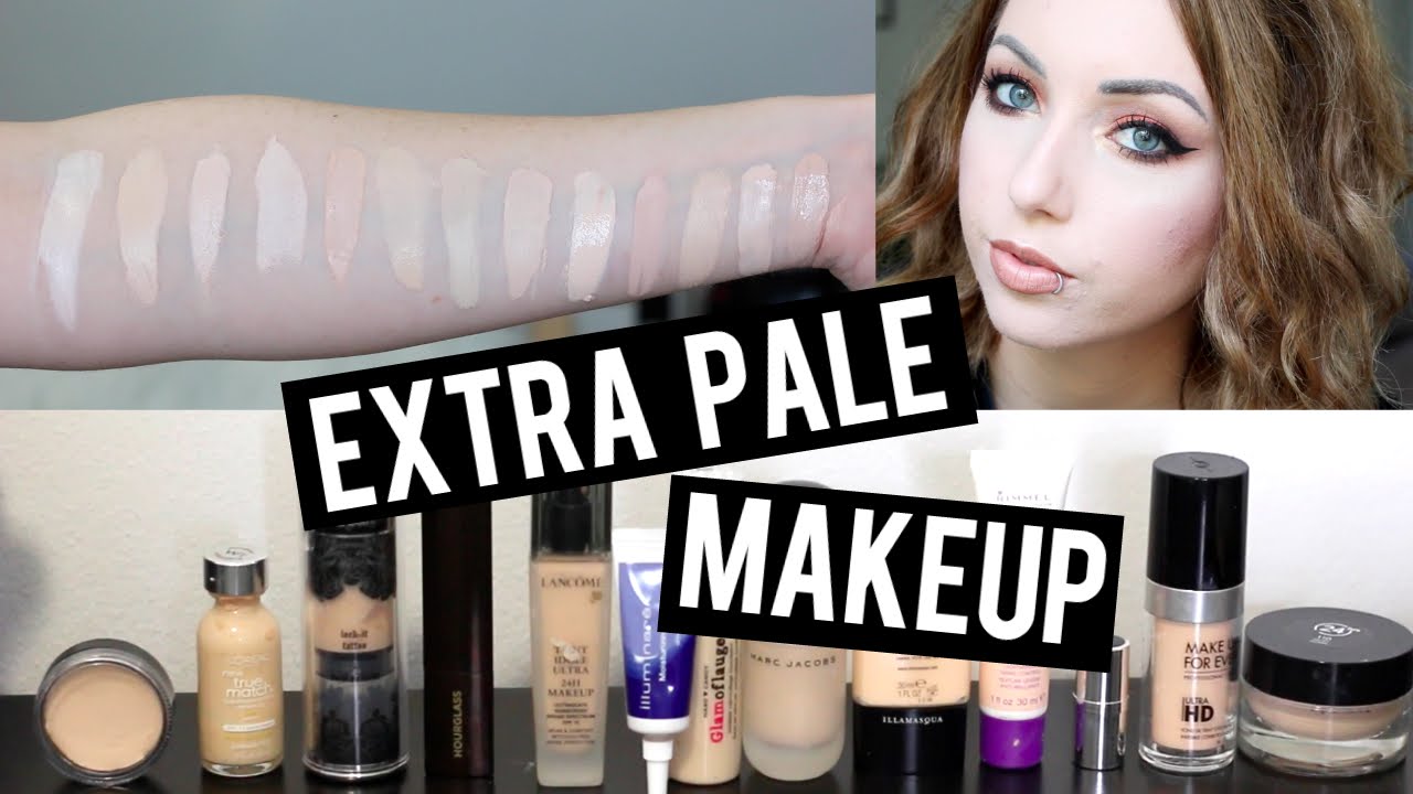 13 FOUNDATIONS FOR SUPER PALE / VERY FAIR SKIN & SWATCHES | Makeup That's Too Light for Me!