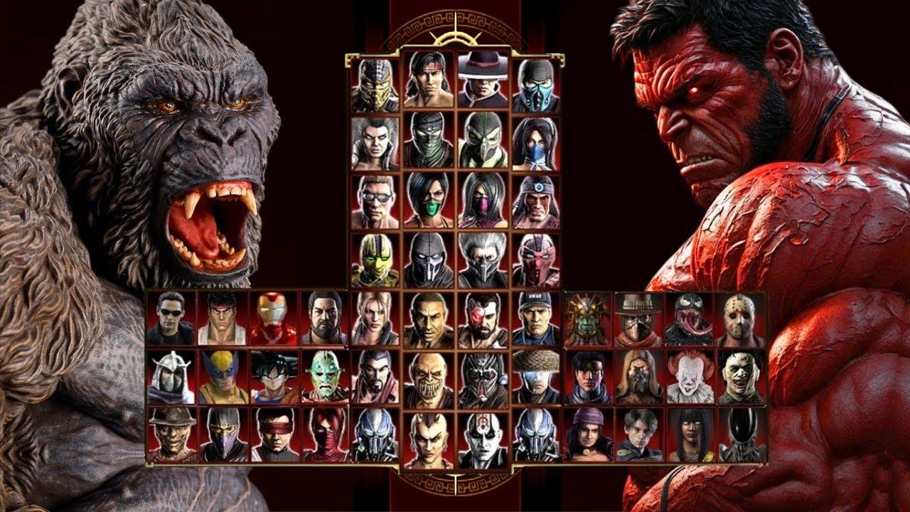 Mortal Kombat 9 - KONG & RED HULK - Expert Tag Ladder - Gameplay @(1080p) - 60ᶠᵖˢ ✔