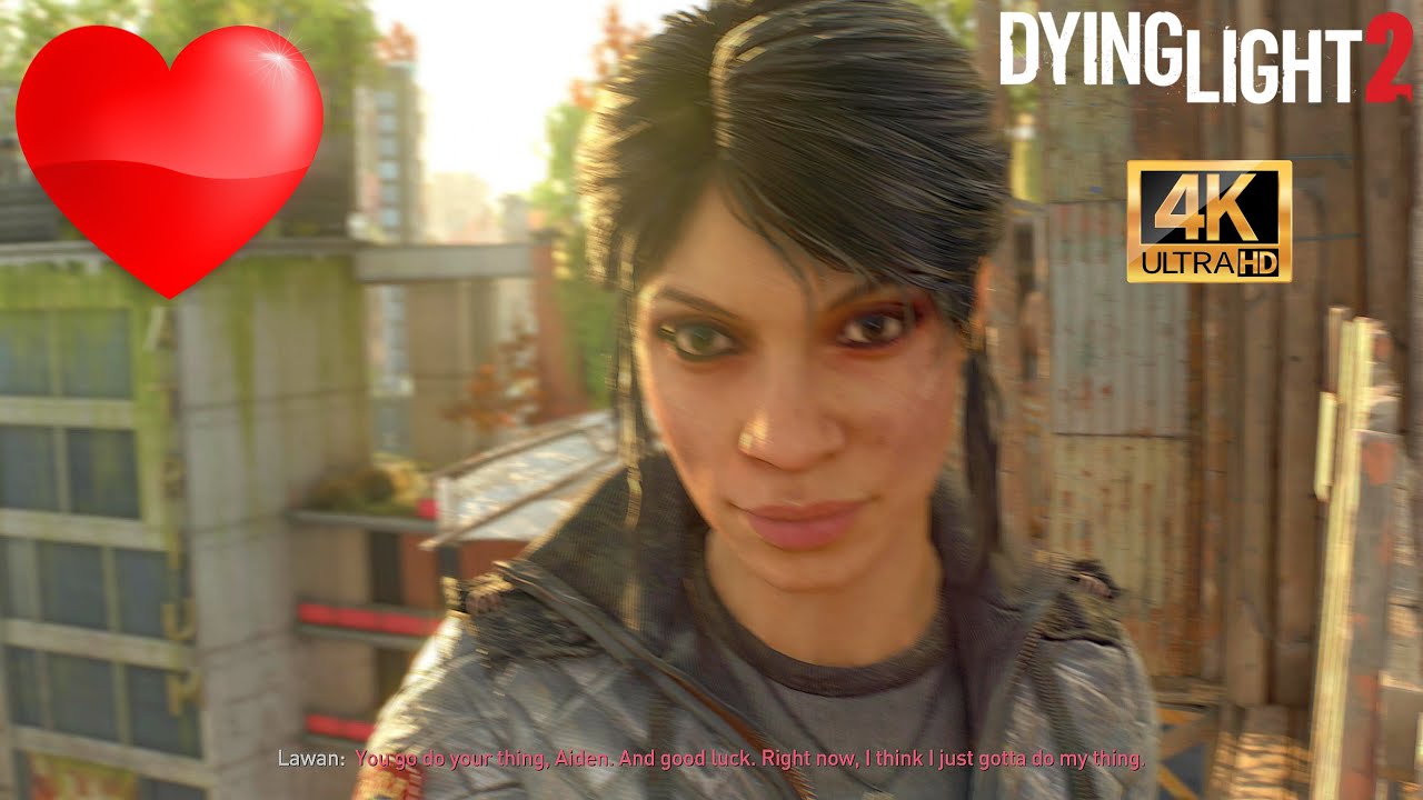 Лаван целует Эйдена и становится ночным бегуном &mdash; Dying Light 2: Оставайся человеком (4K 60 кадро...