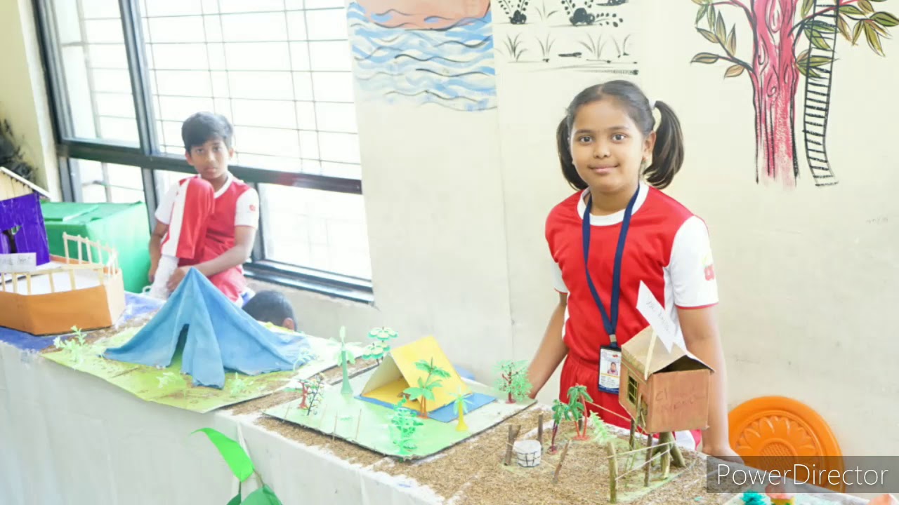 Atulya Bharat_ Incredible India_Exibition in Strawberry English Medium School Sangamner
