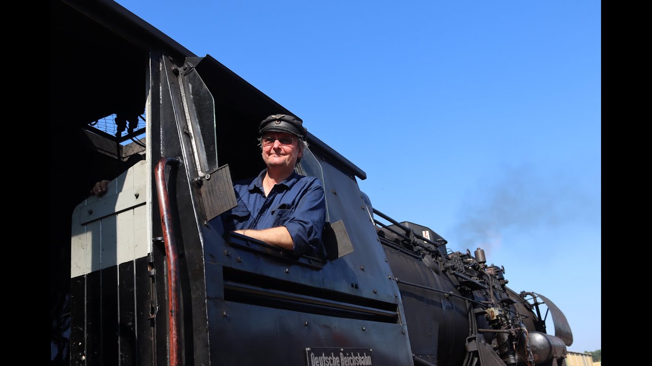 A steam train ride at the STAR railway museum in Stadskanaal (the Netherlands)