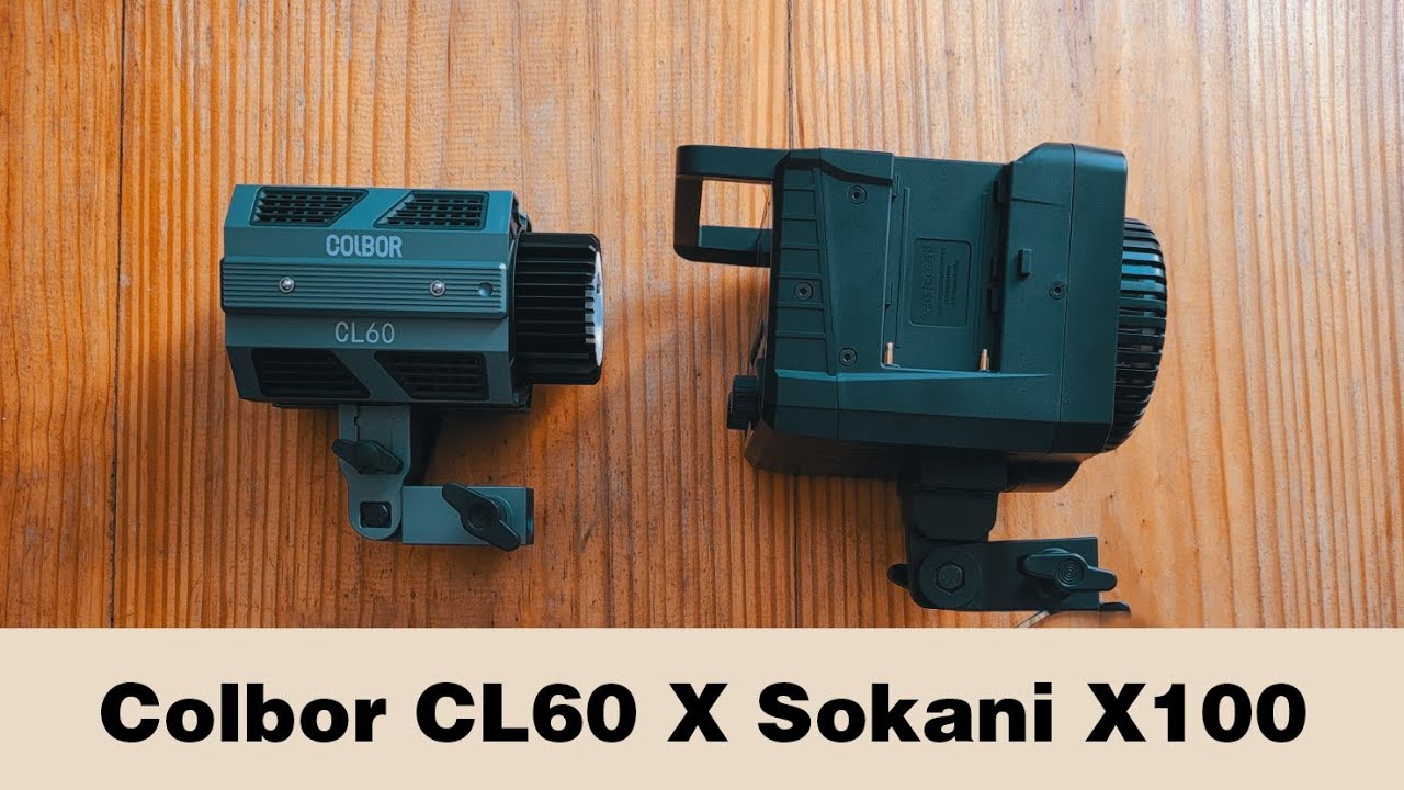 Comparativo LED Colbor CL60 x Sokani X100 review