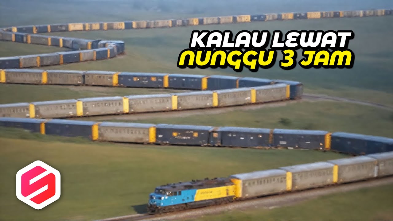 NGGAK MASUK AKAL, Kereta Terpanjang di Dunia ini Panjangnya 7 Kilometer