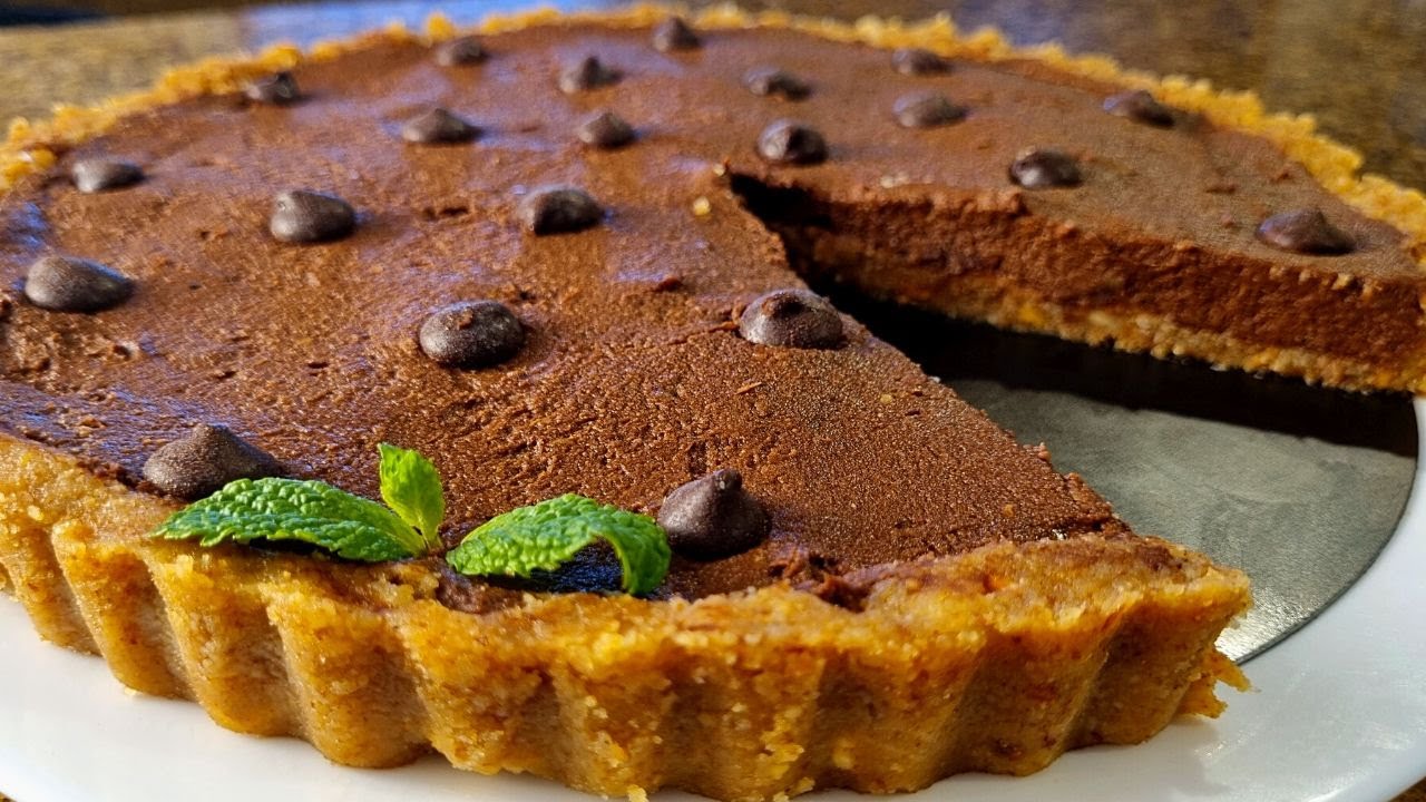ТОРТ Без глютена и без духовки!!, со вкусом шоколадного крема👉Сладкий и БЕЗ САХАРА👉 Веганский