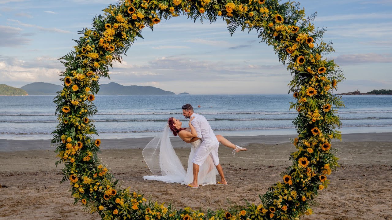 CASAMENTO INCRÍVEL EM UBATUBA, PAPILLON BEACH CASAMENTO NA PRAIA