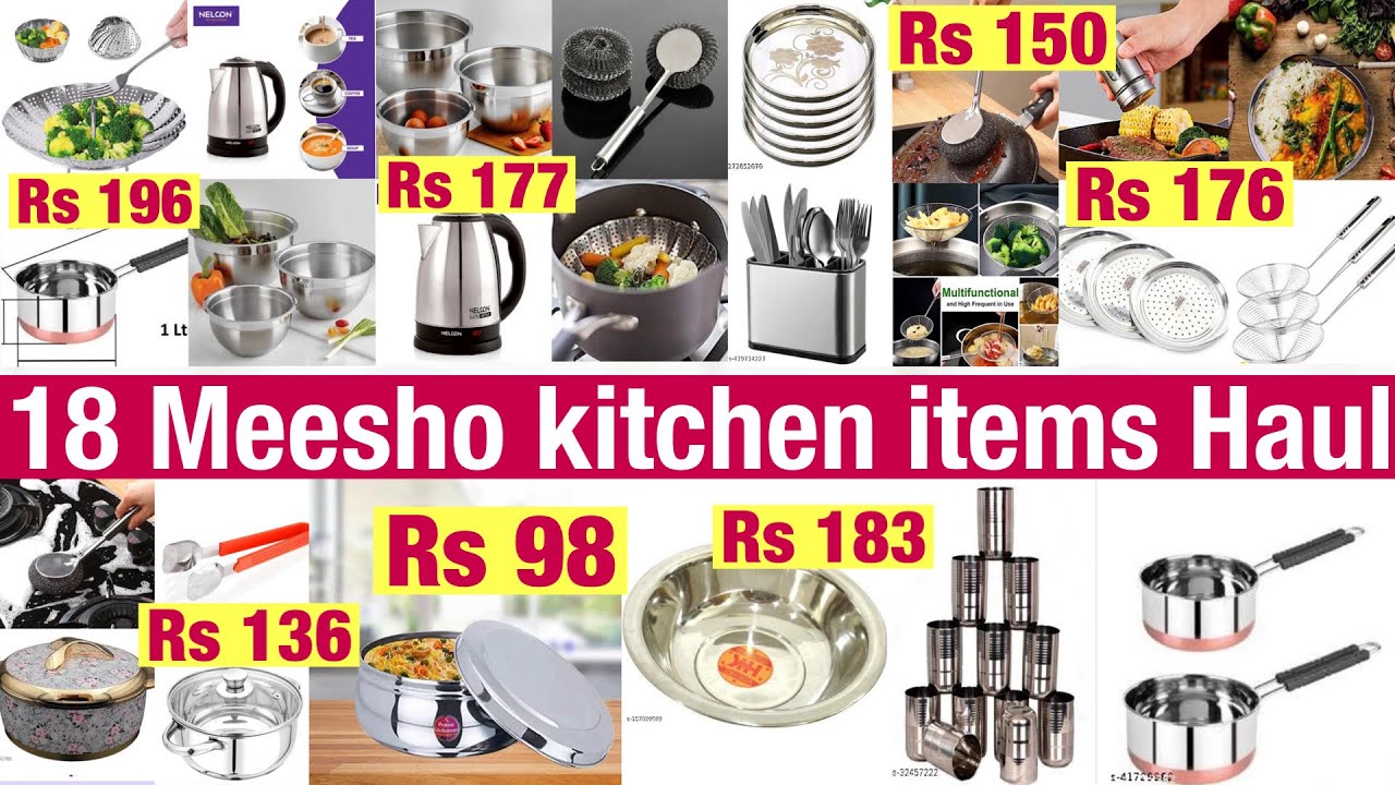 18 Meesho kitchen items Haul Part -8 | Starting At Rs 98/-💞| Meesho kitchen finds | Meesho Haul