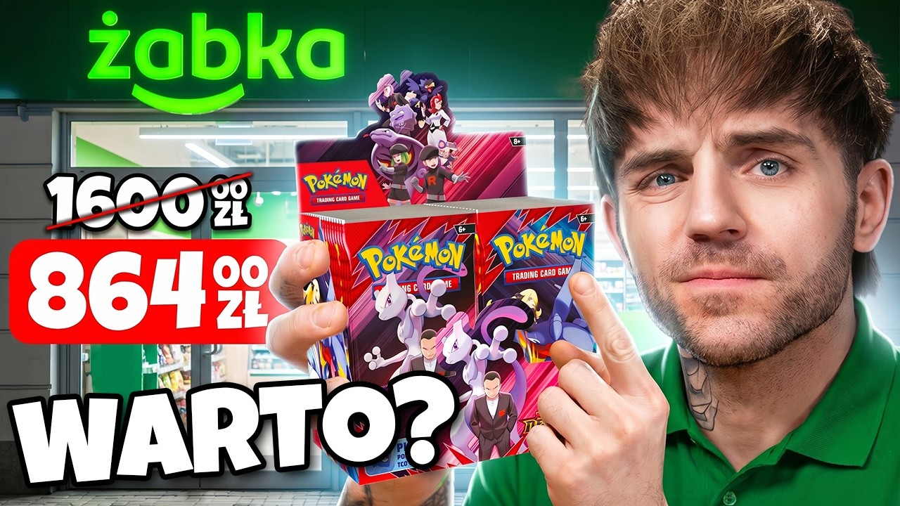 Testuje KARTY POKEMON z ŻABKI...