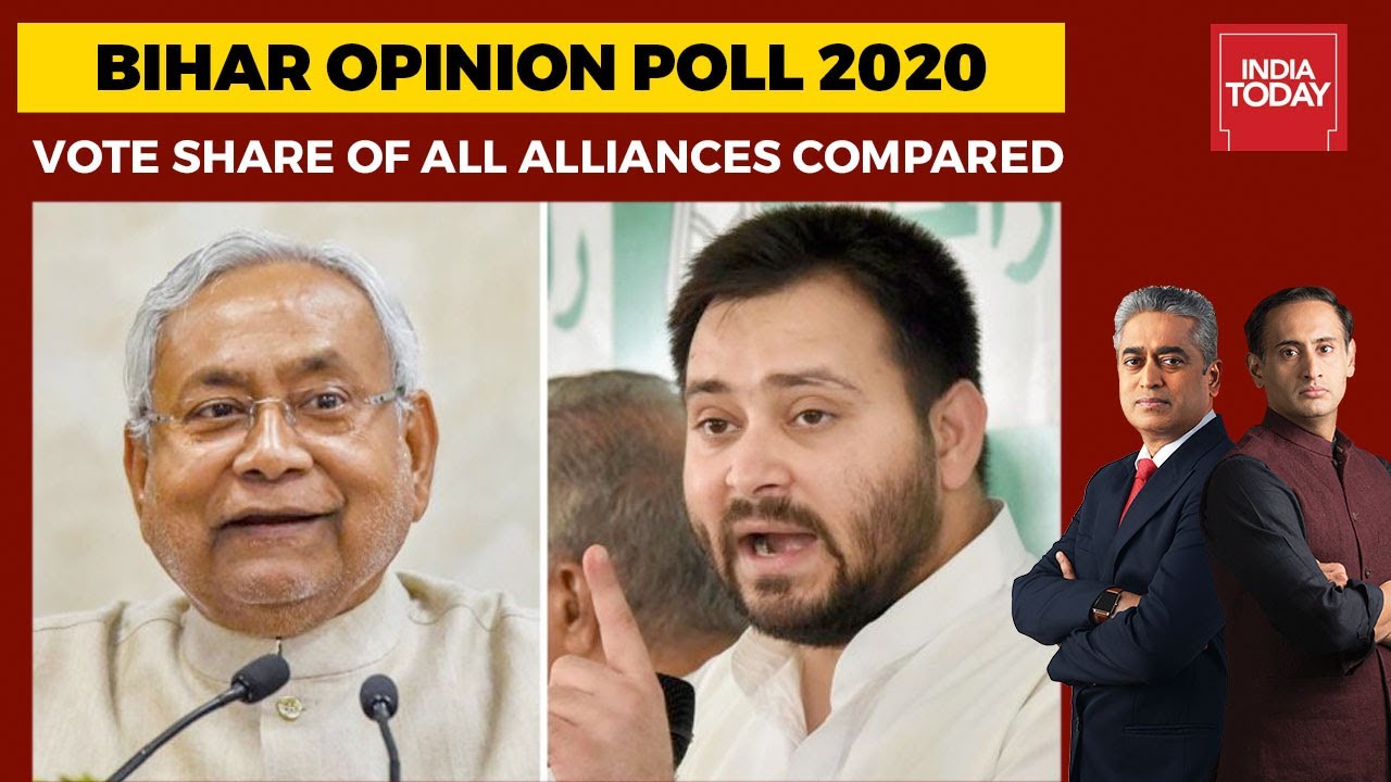 Opinion Poll On Bihar Elections: Vote Share Of 2020 Elections Compared With 2015 Polls | India Today