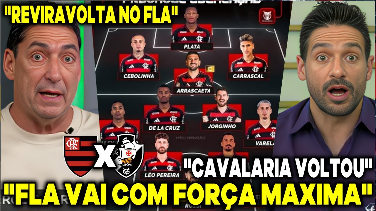 REVIRAVOLTA NO FLAMENGO! VOLTOU A CAVALARIA PARA O JOGO CONTRA O VASCO 