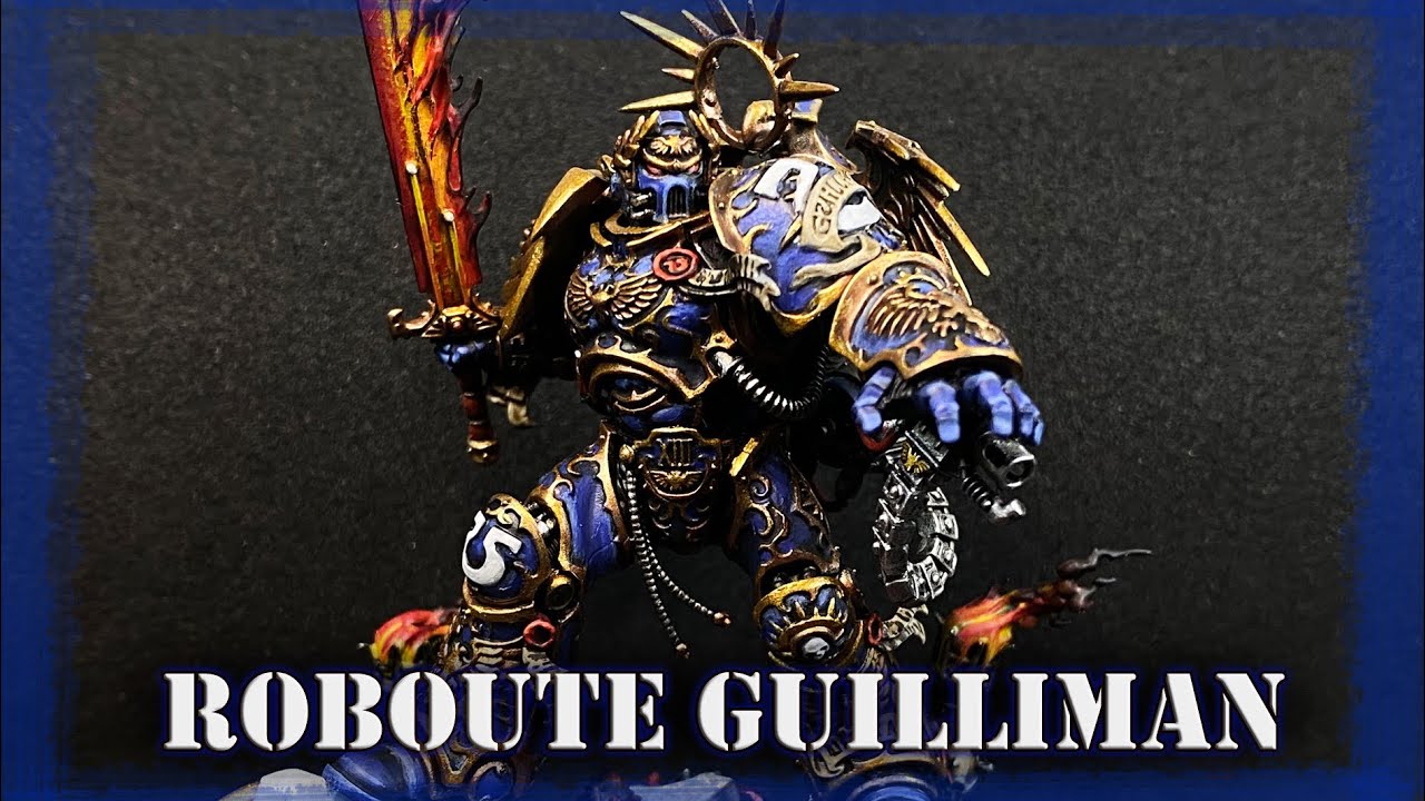 Painting Roboute Guilliman, Primarch of the Ultramarines!