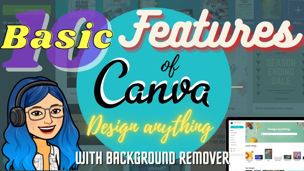 How to use CANVA | Basic Features for BEGINNERS 2020 by Maestrang Techy
