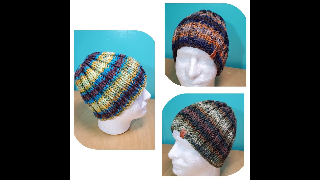 How to knit easiest hat 🧶How to knit an easy hat step by step 🧶