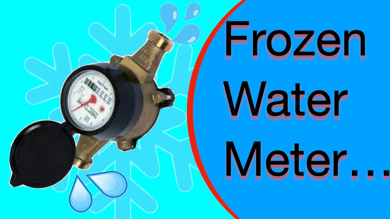 Frozen water meter