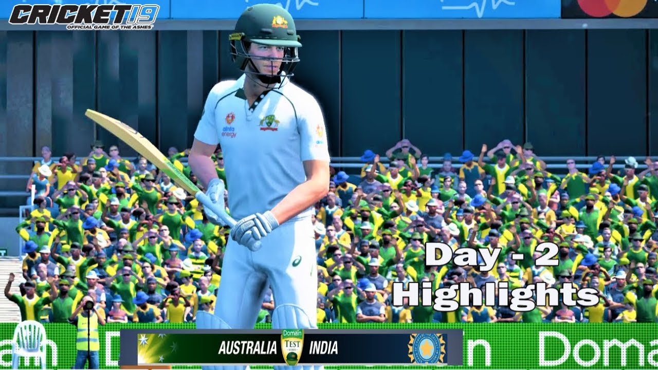 INDIA vs AUSTRALIA ,1st Test Match Day 2 Highlights 2020 | IND Tour AUS | CRICKET 19 GAMEPLAY