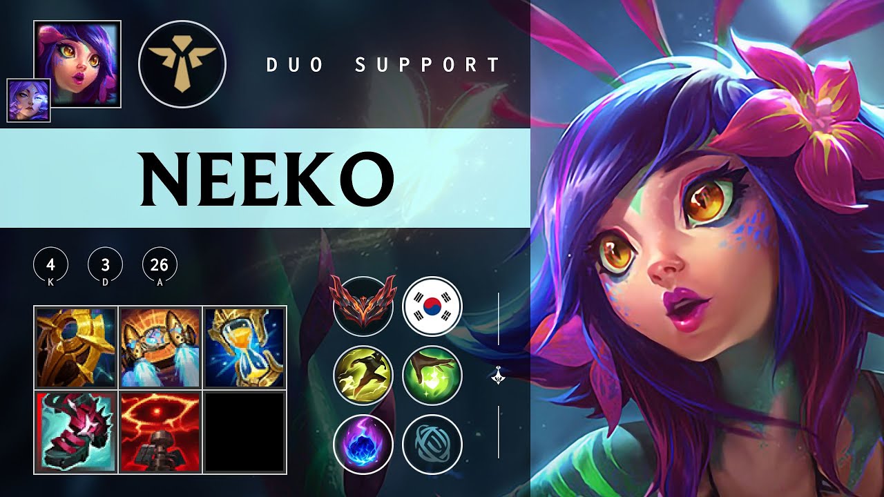 Neeko Support vs Nautilus - KR Grandmaster Patch 25.24