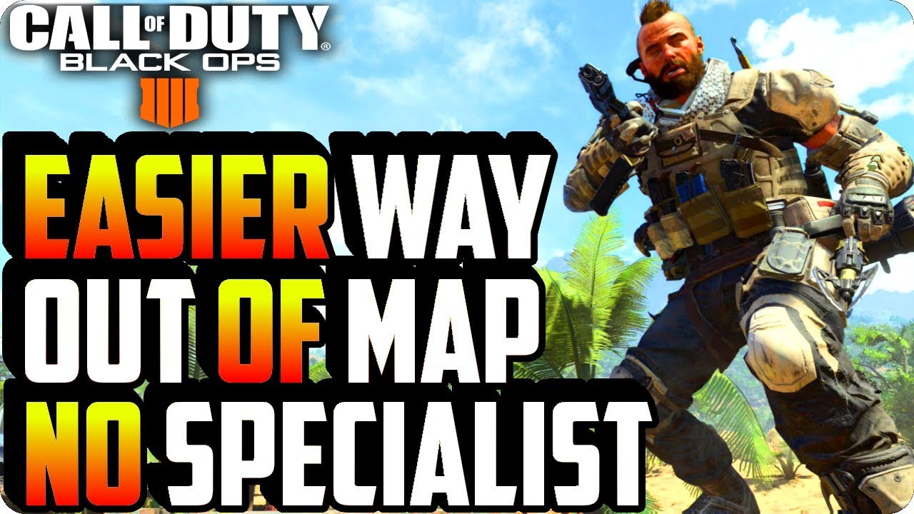 BO4 Glitches: Easier Way Out Of Map With Any Specialist On Firing Range - Black Ops 4 Glitches