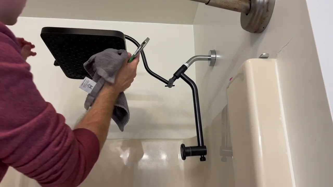 Hibbent Rainfall Showerhead - Installation, heads up before you order!