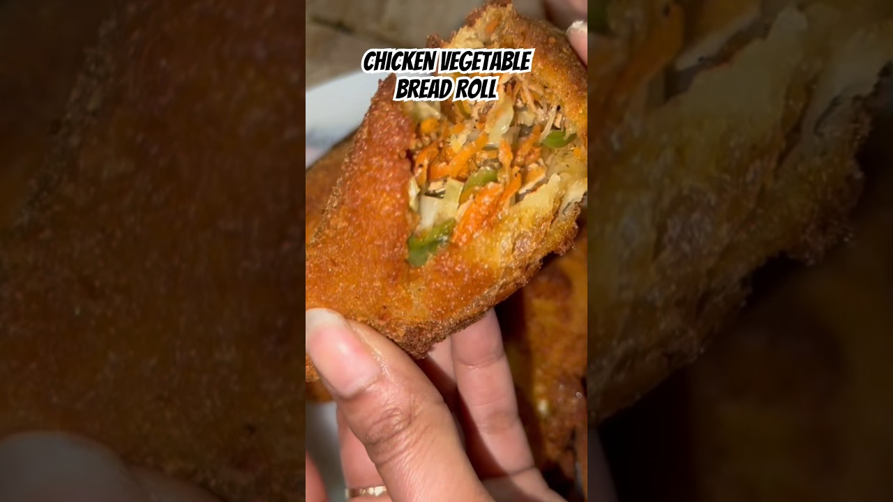 Chicken Vegetable Bread Roll ✨👍 #breadrolls #chickenbreadrolls #chickenroll #pakistanifood