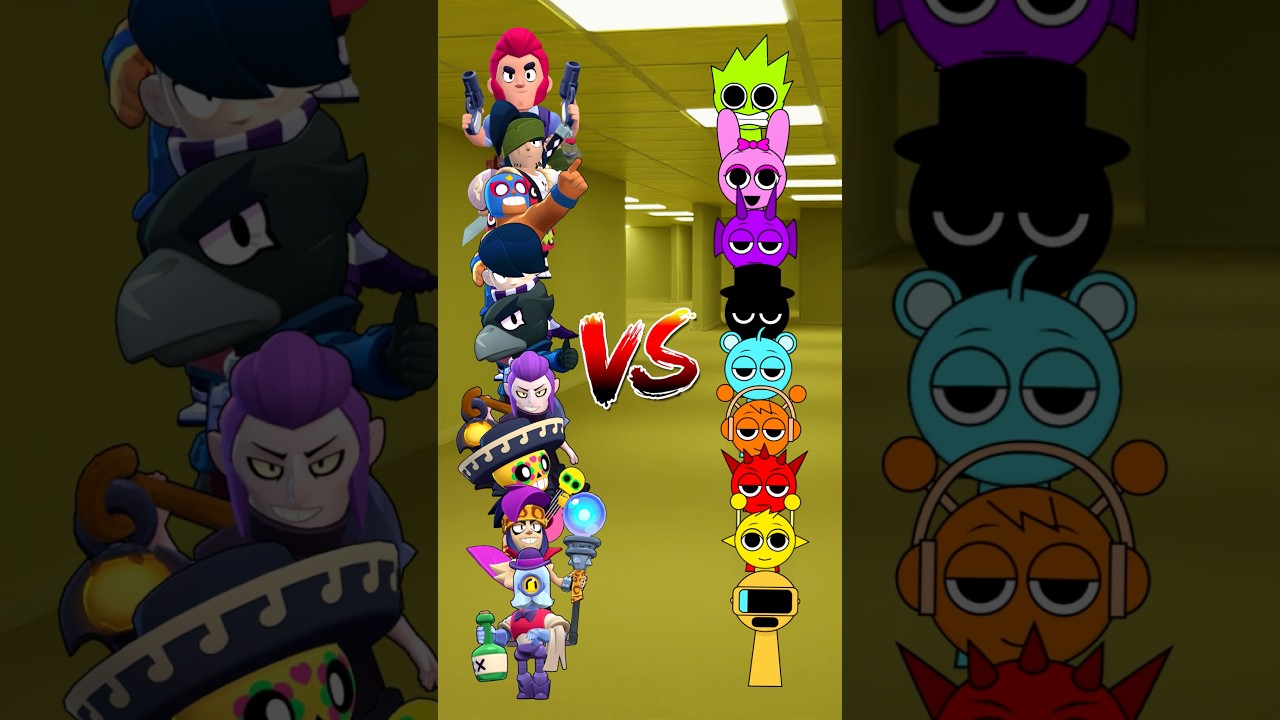 Brawl Stars против Спрунки #brawlstars #sprunki