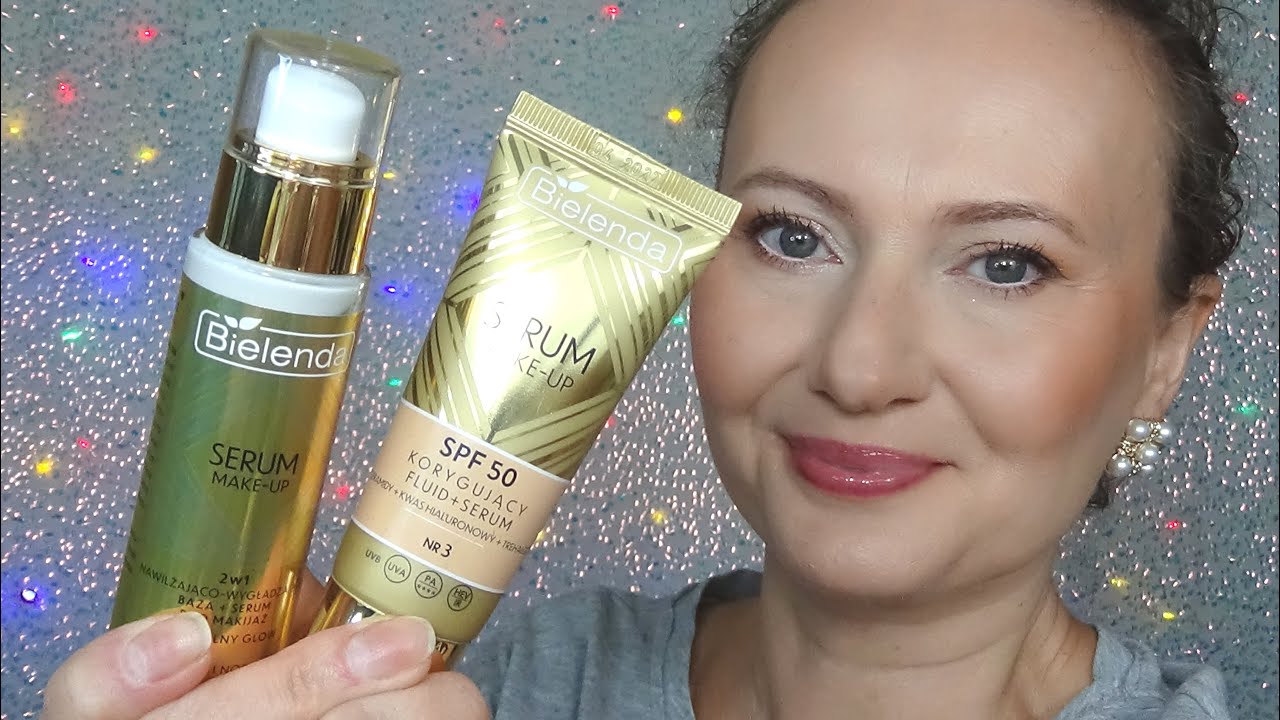 ★BIELENDA★ TEST: podkład SERUM MAKE-UP + baza ★ Niedrogie a świetne!!!★ #bielenda  #podkład #test