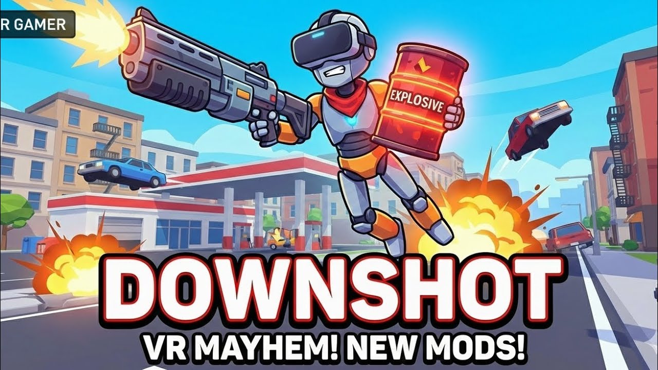 لعبت vr 😱 ( down shot ) 