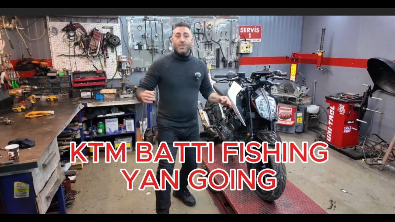 KTM 390 Duke Battı Fishing Yan Going // analizMotoEksper