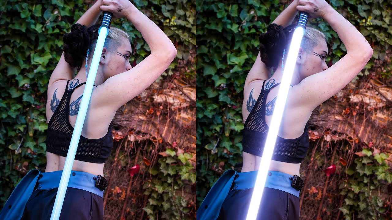 Sabre Laser sur Photoshop - Tutoriel Photographie Cosplay