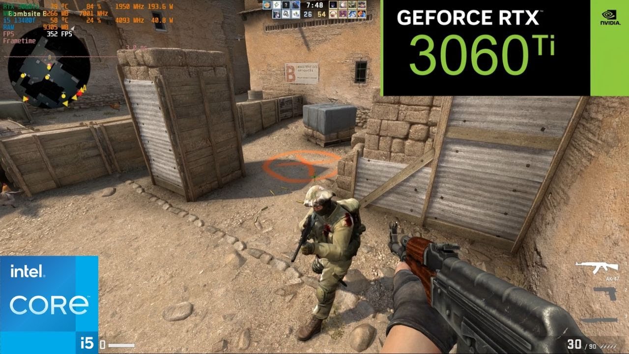 CS:GO : RTX 3060 Ti + i5-13400F