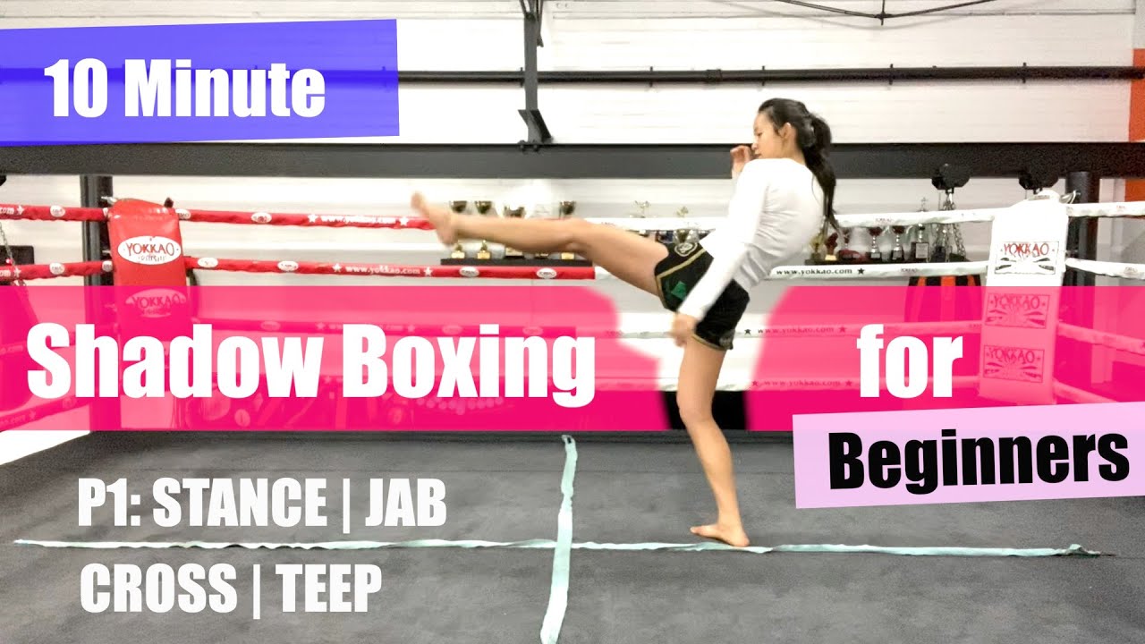 BEGINNER MUAY THAI SHADOW BOXING | Stance, Jab, Cross, Teep [Follow Along, 10 Minutes] (PART 1)