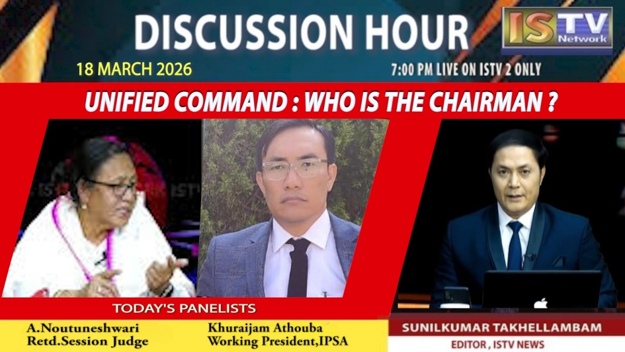 DISCUSSION HOUR  18TH MARCH  2026 TOPIC : UNIFIED COMMAND : WHO IS THE CHAIRMAN?