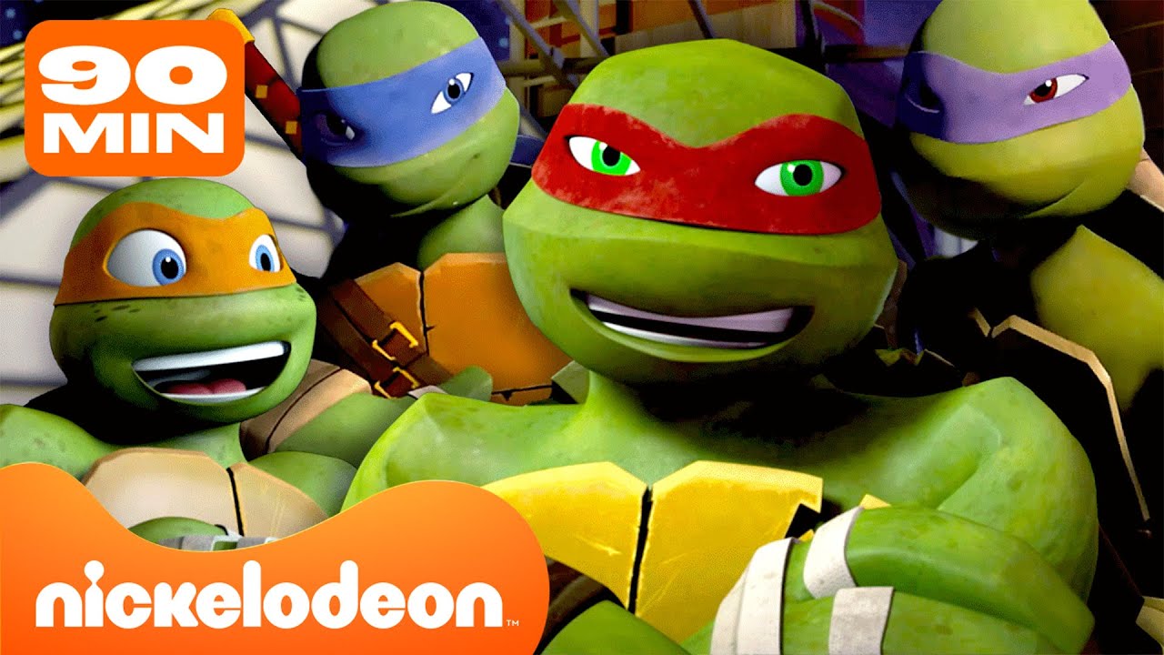 90 دقيقة من رافائيل وهو الطفل الأوسط! | سلاحف النينجا المتحولة | Nickelodeon Arabia