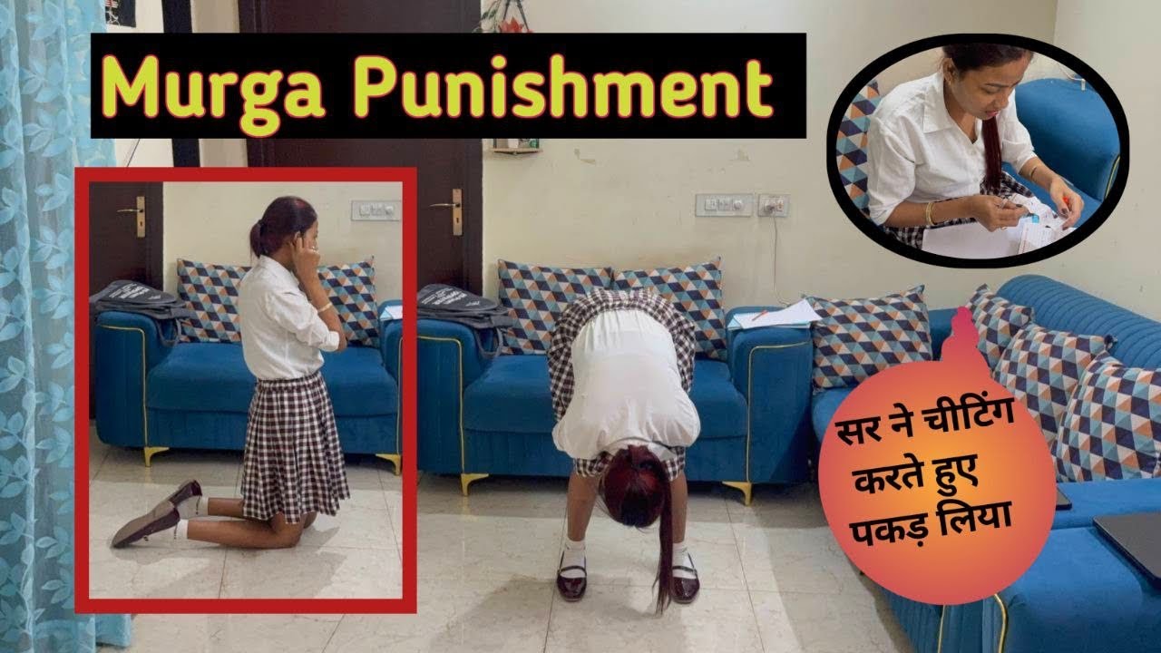 School Girl Murga Punishment Challenge || Knee walk || Uthak baithak || Nayanika vlogs
