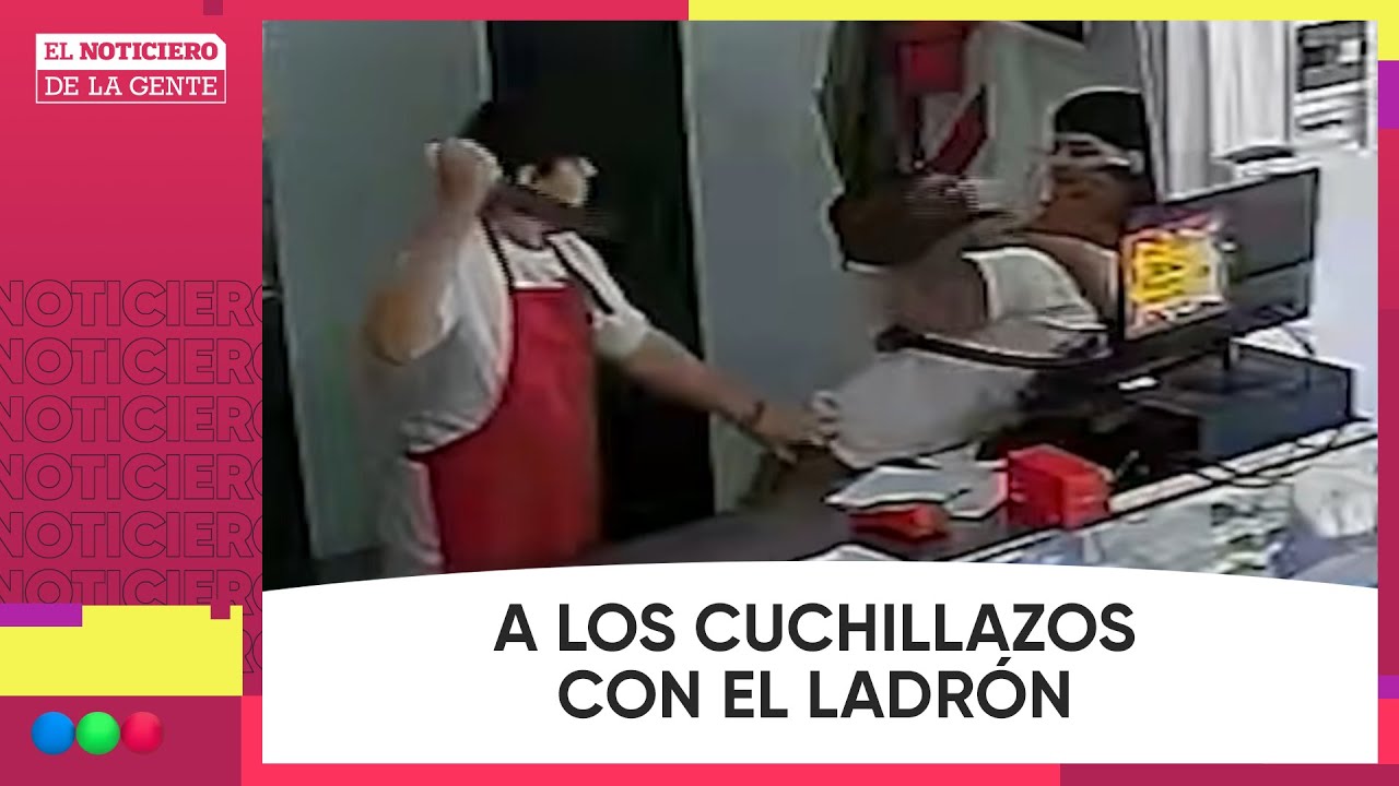 Entr&oacute; a robar a una carnicer&iacute;a y se defendieron a cuchillazos - #ElNotiDeLaGente