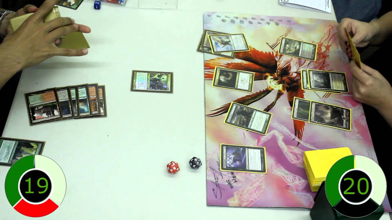 Naya Midrange Vs. Reanimator Game 1 FINALS Gatecrash Gamesday