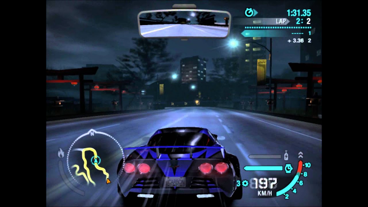 Nfs Carbon - Chevrolet Corvette ZO6 vs Porsche Carrera GT [HD]