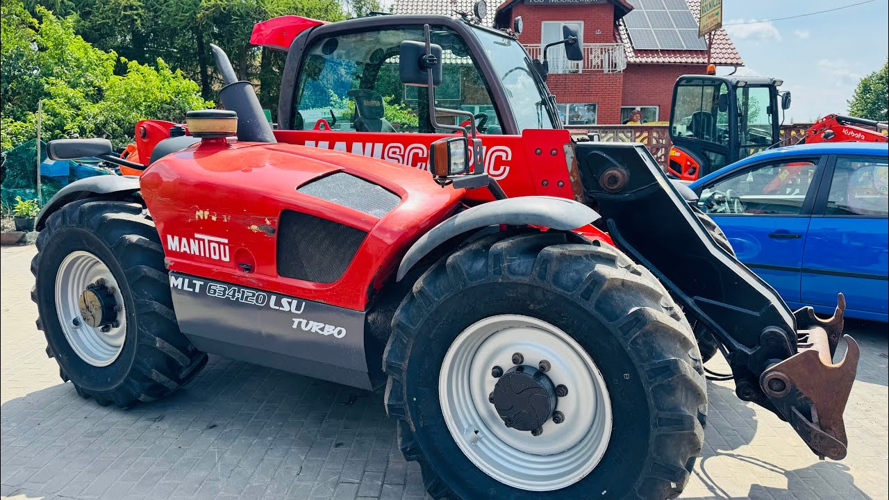 Manitou MLT 634-120 LSU, 2006 rok, z klimą, tylko 6900 mtg, nowe opony, bez Adblue, DPF