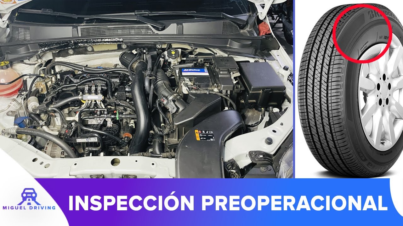 Inspección preoperacional de un vehículo