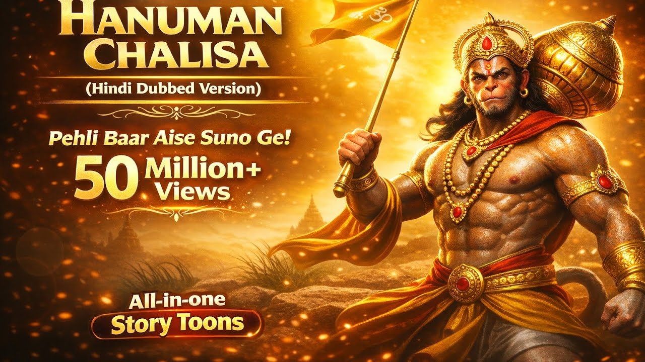 “Hanuman Chalisa (Hindi Dubbed Version) – Pehli Baar Aise Suno Ge!”