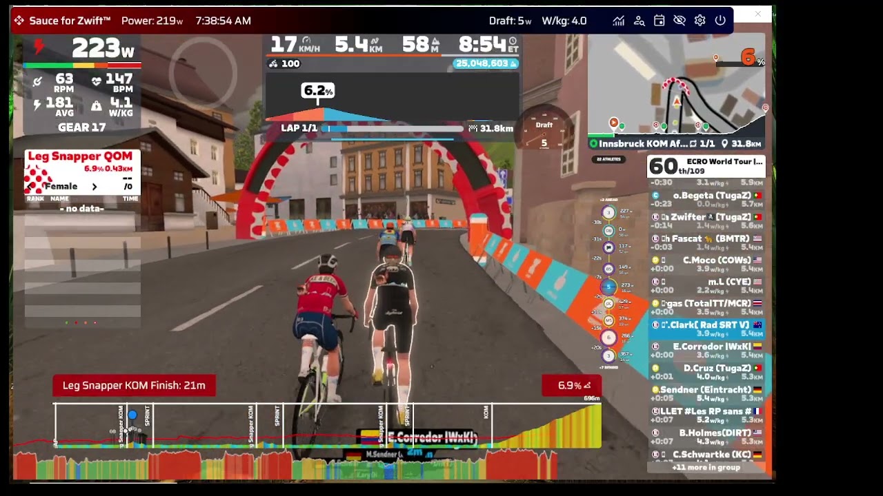 Zwift - Race: ECRO World Tour | Chasing d'Azur - Stage 5 (E)