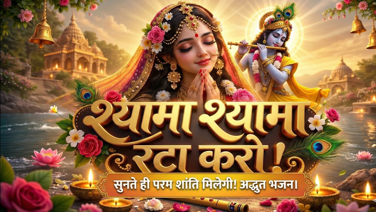 श्यामा श्यामा रटा करो | Radha Ji Bhajan | Vrindavan Ras Piya Karo | New Kirtan 2026