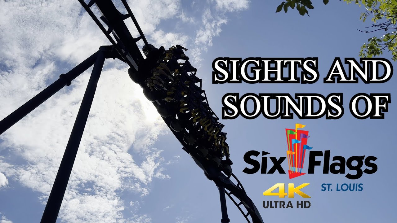 Sights And Sounds Of Six Flags St. Louis (4K)