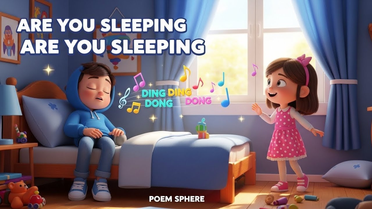 Are You Sleeping,Brother John?|Morning bells animated Nursery Rhymes for kids
