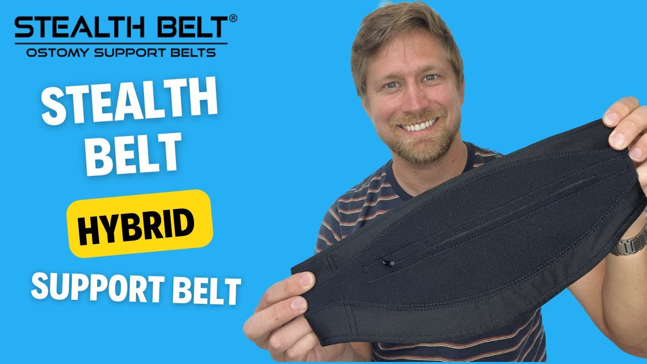 Hybrid Style Stealth Belt - Ostomy Belt For High Intensity Activities