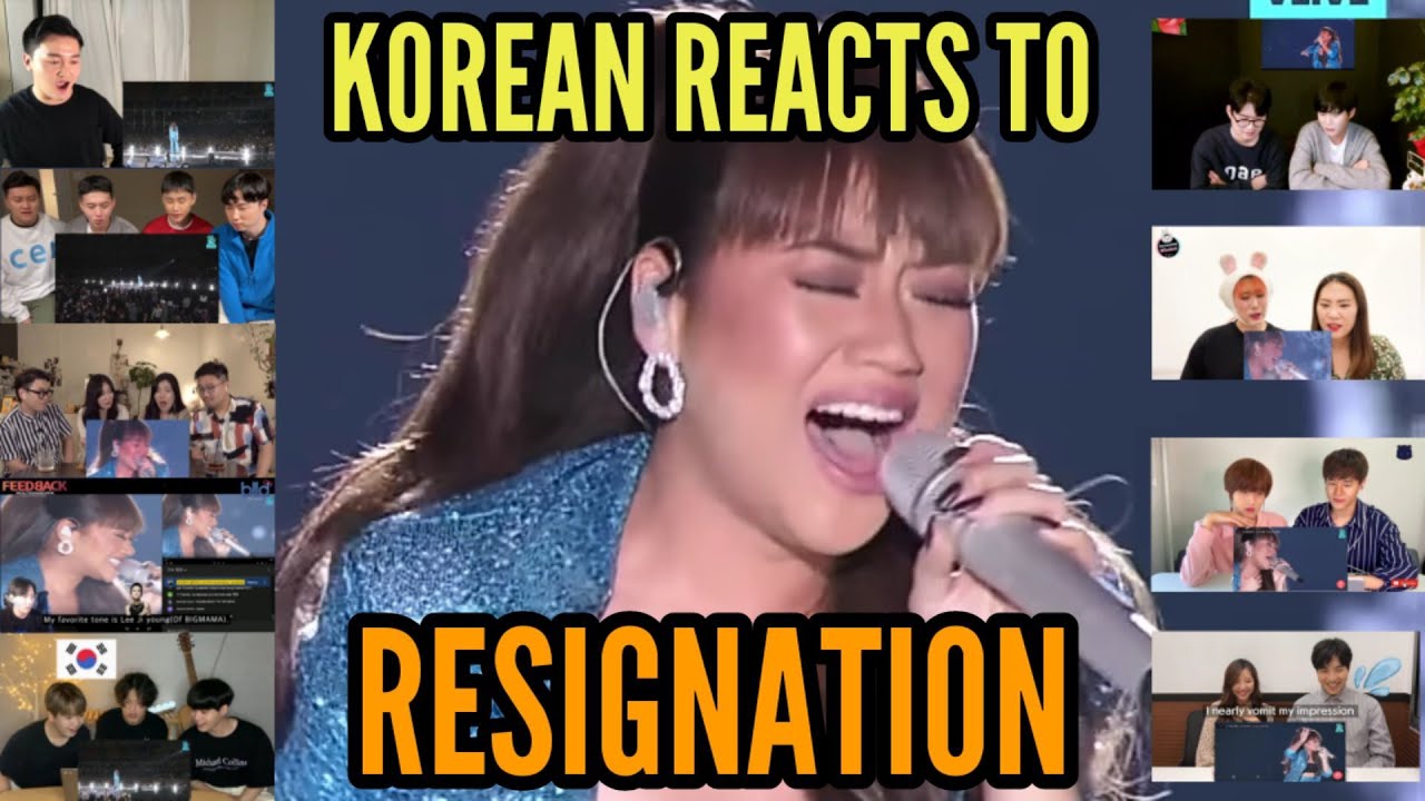 KOREAN reacts to Resignation - MORISSETTE AMON in Asia's Song Festival 2018