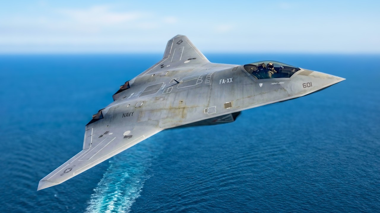 1700 миль без остановок. Самолет FA-XX ВМС США изменит ДАЛЬНИЕ воздушные бои!