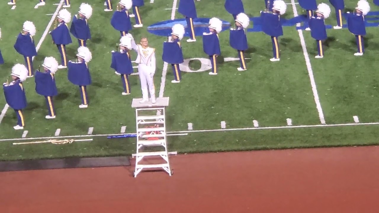 WVU Marching Band 2022 - Performance at The Kanawha County Majorette & Band Festival  9/27/2022