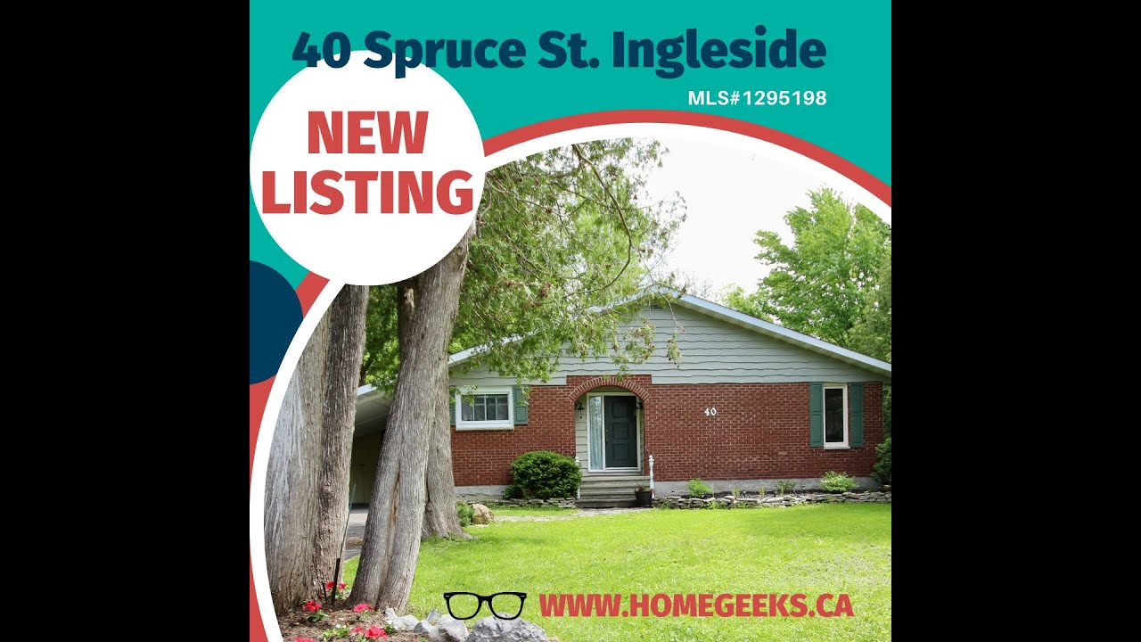 40 Spruce For Sale HomeGeeks K0C 1M0 Ingleside, Ontario