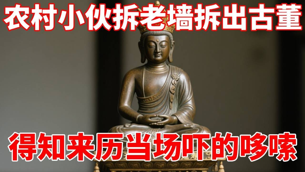 农村小伙拆老墙，竟拆出古董，得知来历当场吓的哆嗦！【收藏小哥张恩鹏】