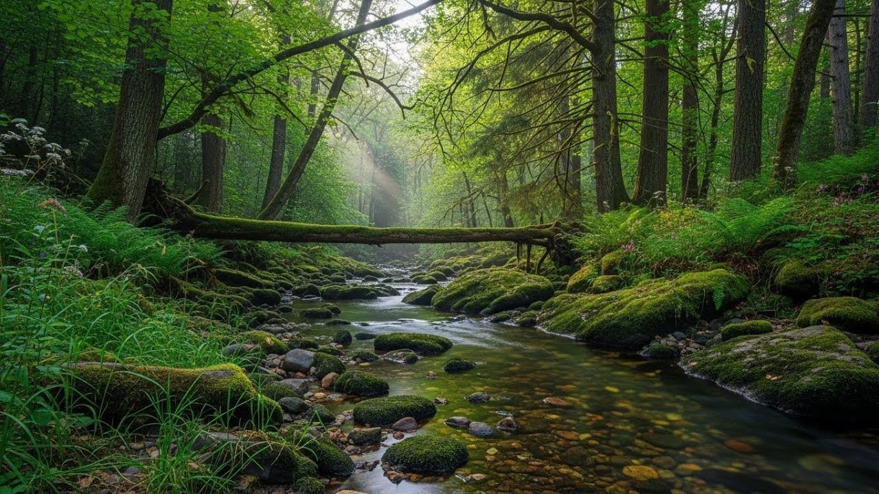 River Ambience 🌿 Soothing Flowing Water Sounds for Meditation and Deep Sleep #379